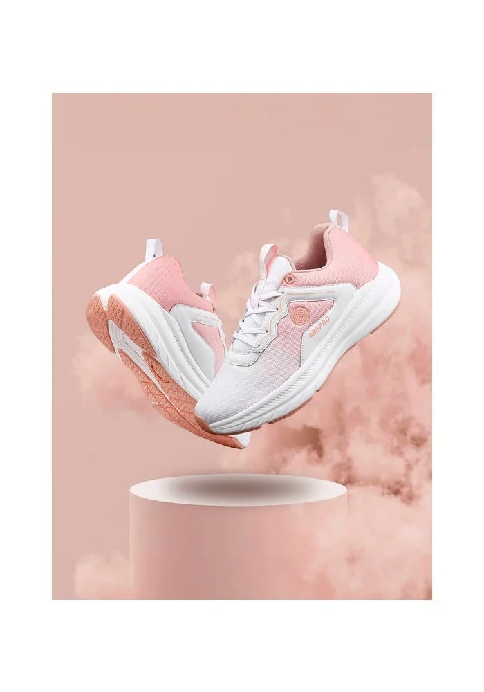 Bacca Bucci White Peach Nexus Sports Shoes for Women | Best Price UAE